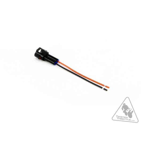 Denali Denali Male Waterproof Connector Pigtail (2 pin)